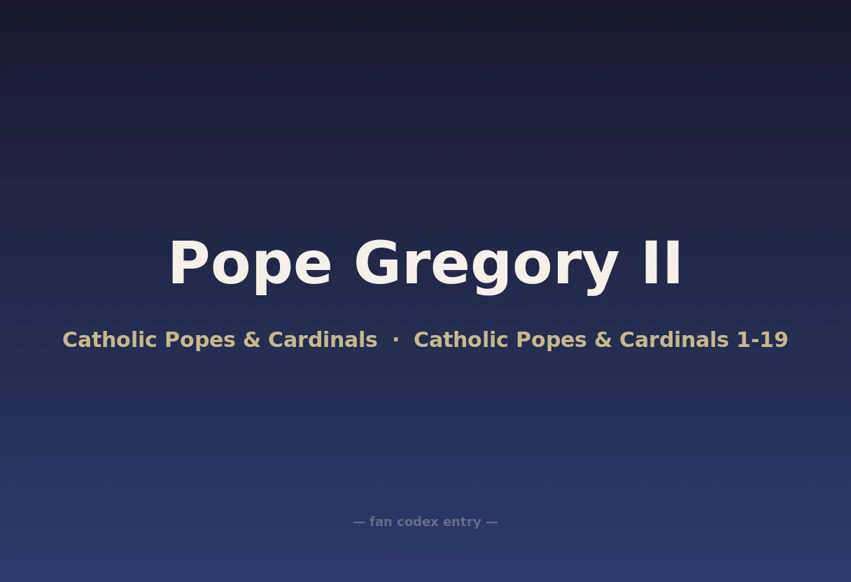 Pope Gregory II